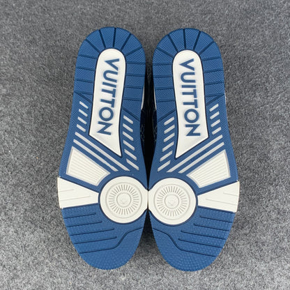 LV Trainer Monogram Denim 'White Blue'