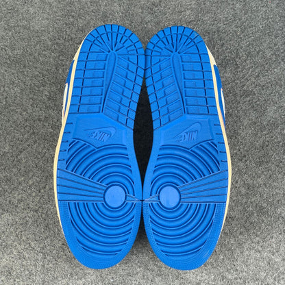 Fragment Design x Travis Scott x Air Jordan 1 Retro Low OG SP 'Sail Military Blue'