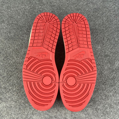 (CUSTOM) Air JORDAN 1 LOW 'BLACK RED'