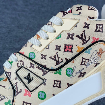 Tyler, the Creator x Louis Vuitton Trainer 'Beige Multi-Color Monogram'