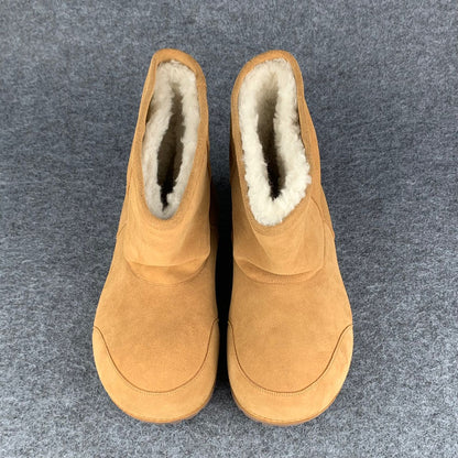 Balenciaga Alaska Fur Low Boot 'Brown'