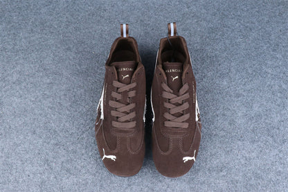 Balenciaga x Puma Speedcat Suede 'Distressed Brown White'