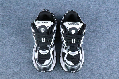 Custom Balenciaga Runner Sneaker LED 'Black White'