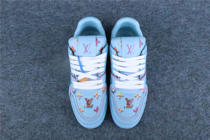LV Trainer 'Monogram Donuts Blue'