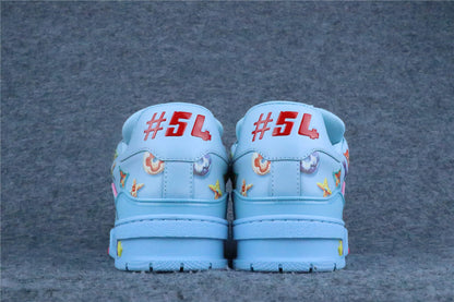 LV Trainer 'Monogram Donuts Blue'