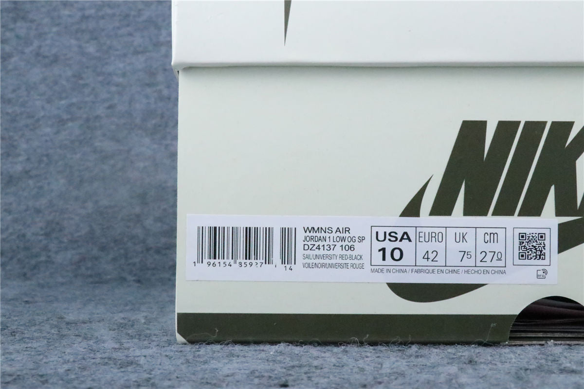 Travis Scott x Wmns Air Jordan 1 Retro Low OG SP 'Olive' (US Warehouse, No QC)