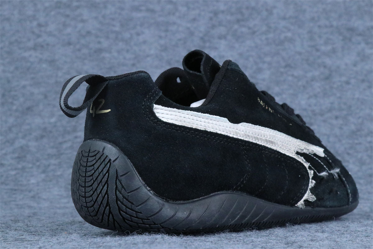 Balenciaga x Puma Speedcat Suede 'Distressed Black White'