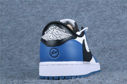 Custom Fragment Design x Travis Scott x Air Jordan 1 Low 'Royal Blue'