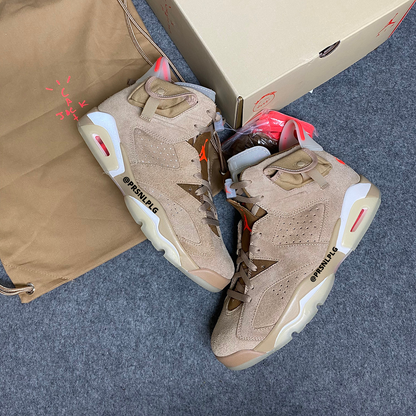 Travis Scott x Air Jordan 6 Retro 'British Khaki'