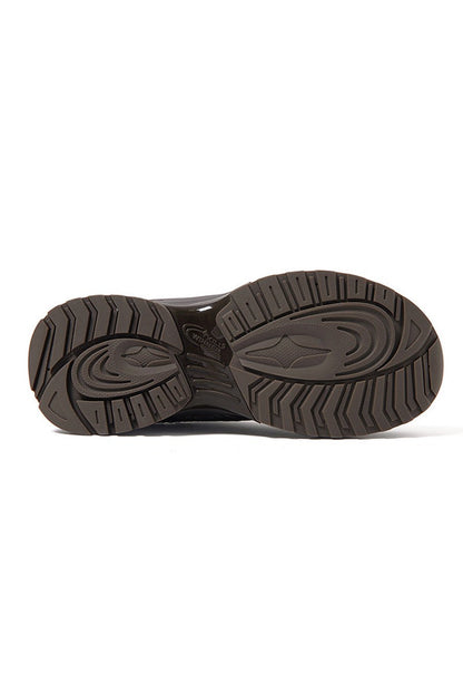 Gray Chunky Running Sneakers