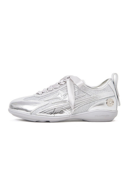 Silver German Trainer Sneakers