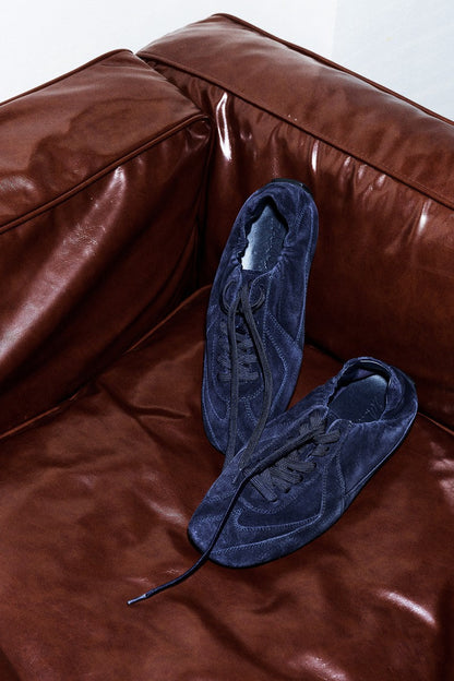Suede Leather German Trainer Sneakers