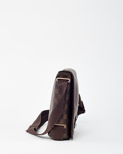 Louis Vuitton Brown Damier Ebene Coated Canvas Brooklyn PM Crossbody Bag