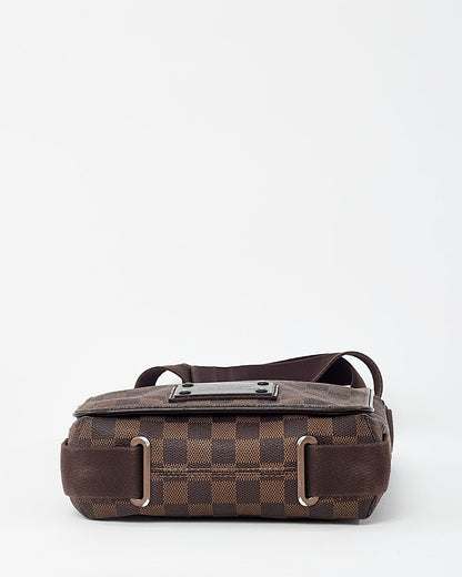 Louis Vuitton Brown Damier Ebene Coated Canvas Brooklyn PM Crossbody Bag
