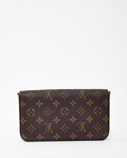 Louis Vuitton Monogram Coated Canvas Felicie Pochette Crossbody Bag