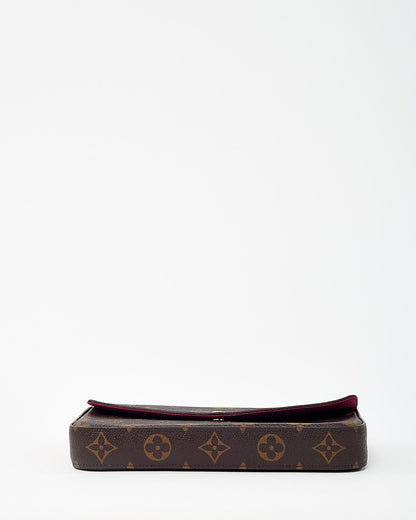 Louis Vuitton Monogram Coated Canvas Felicie Pochette Crossbody Bag