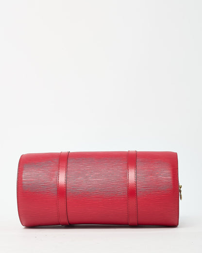 Louis Vuitton Red Epi Leather Soufflot Papillon Bag