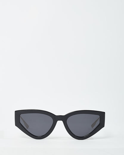 Dior Black Acetate CatStyleDior1 Cat Eye Sunglasses