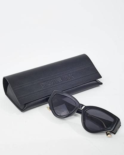 Dior Black Acetate CatStyleDior1 Cat Eye Sunglasses