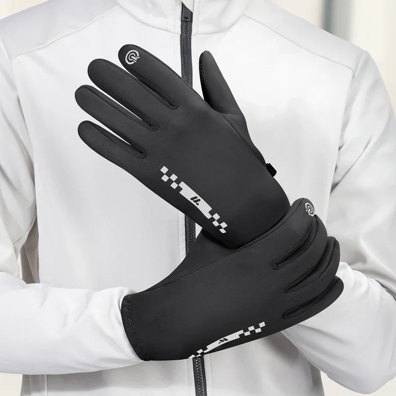 Gravo Fleece-Lined Bike Gloves