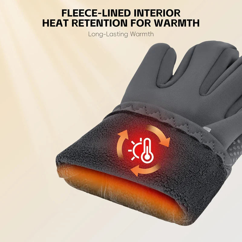 Gravo Fleece-Lined Bike Gloves