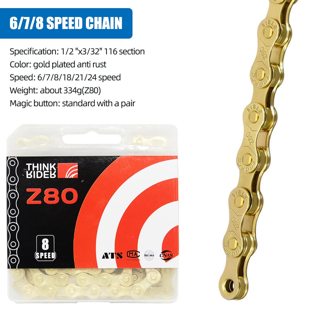 Full Electroplated Bike Chain