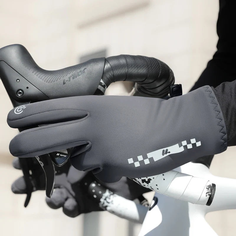 Gravo Fleece-Lined Bike Gloves