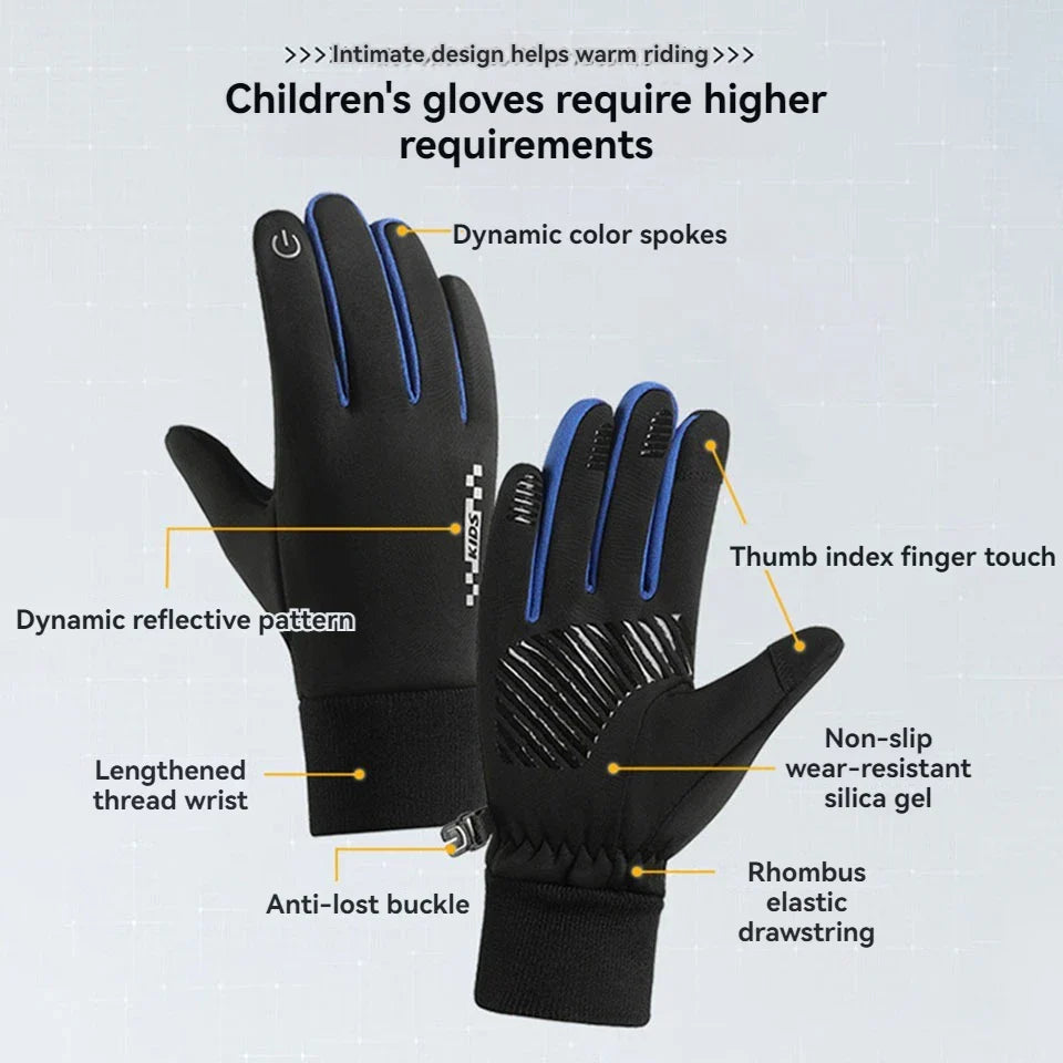 Pingu Kids Winter Cycling Gloves