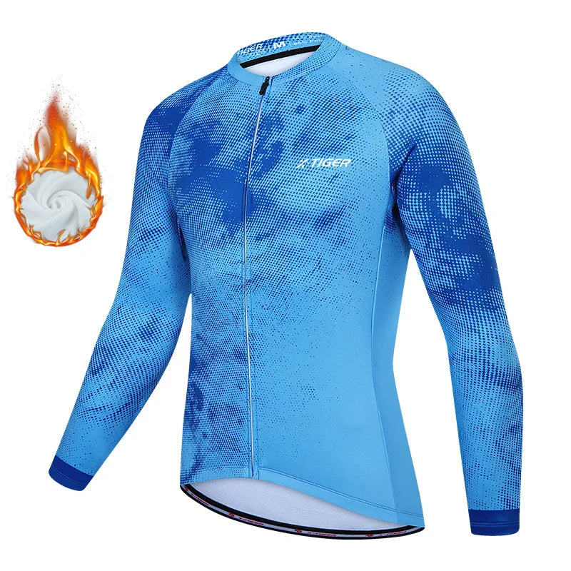 Mist Thermal Fleece Jersey