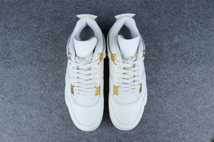 Wmns Air Jordan 4 Retro 'Metallic Gold'