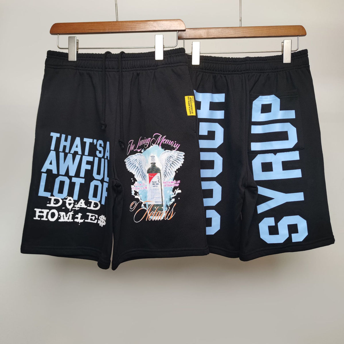 COUGH SYRUP Dead Homies Graphic Shorts