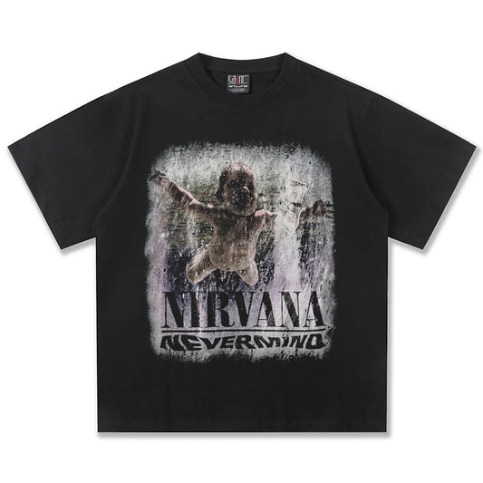 NIRVANA Nevermind Graphic Black T-Shirt