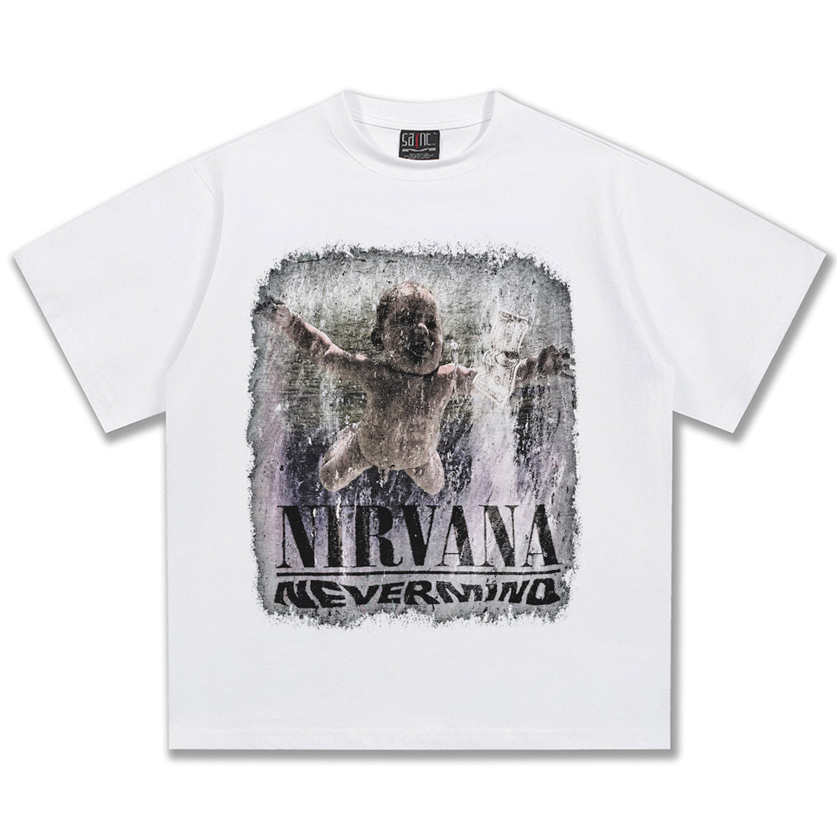 NIRVANA Nevermind Graphic White T-Shirt