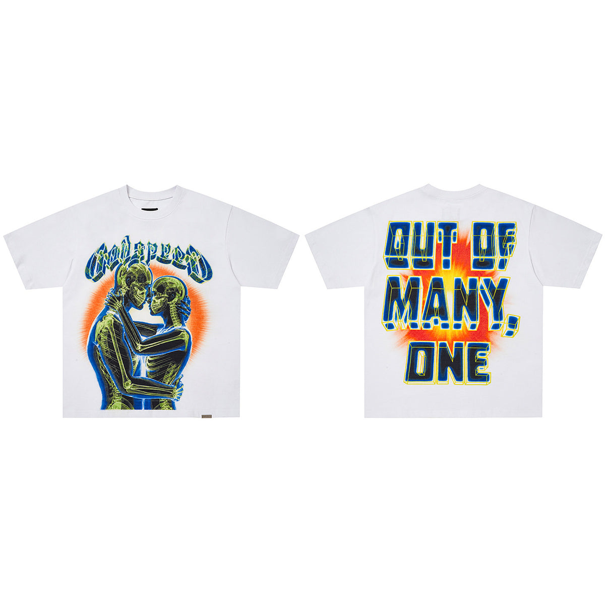 GodSpeed Out Of Many Skeleton T-Shirt