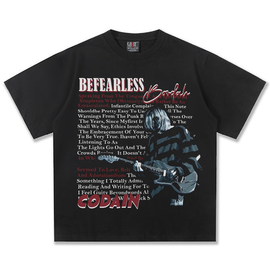 NIRVANA Rockstar Graphic Black T-Shirt