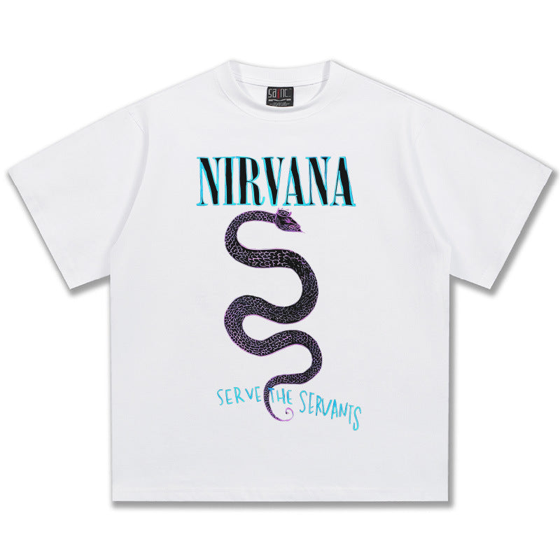 NIRVANA Snake Graphic T-Shirt