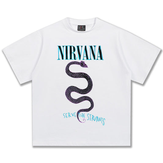 NIRVANA Snake Graphic T-Shirt