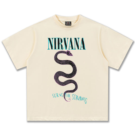 NIRVANA Snake Graphic T-Shirt