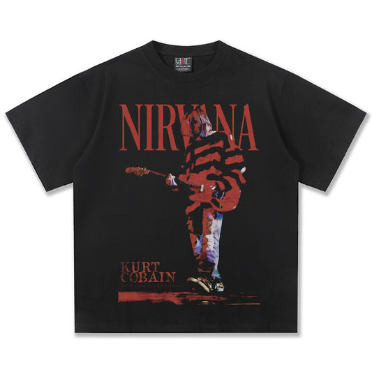 NIRVANA Kurt Cobain Graphic T-Shirt