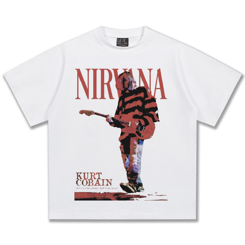 NIRVANA Kurt Cobain Graphic T-Shirt