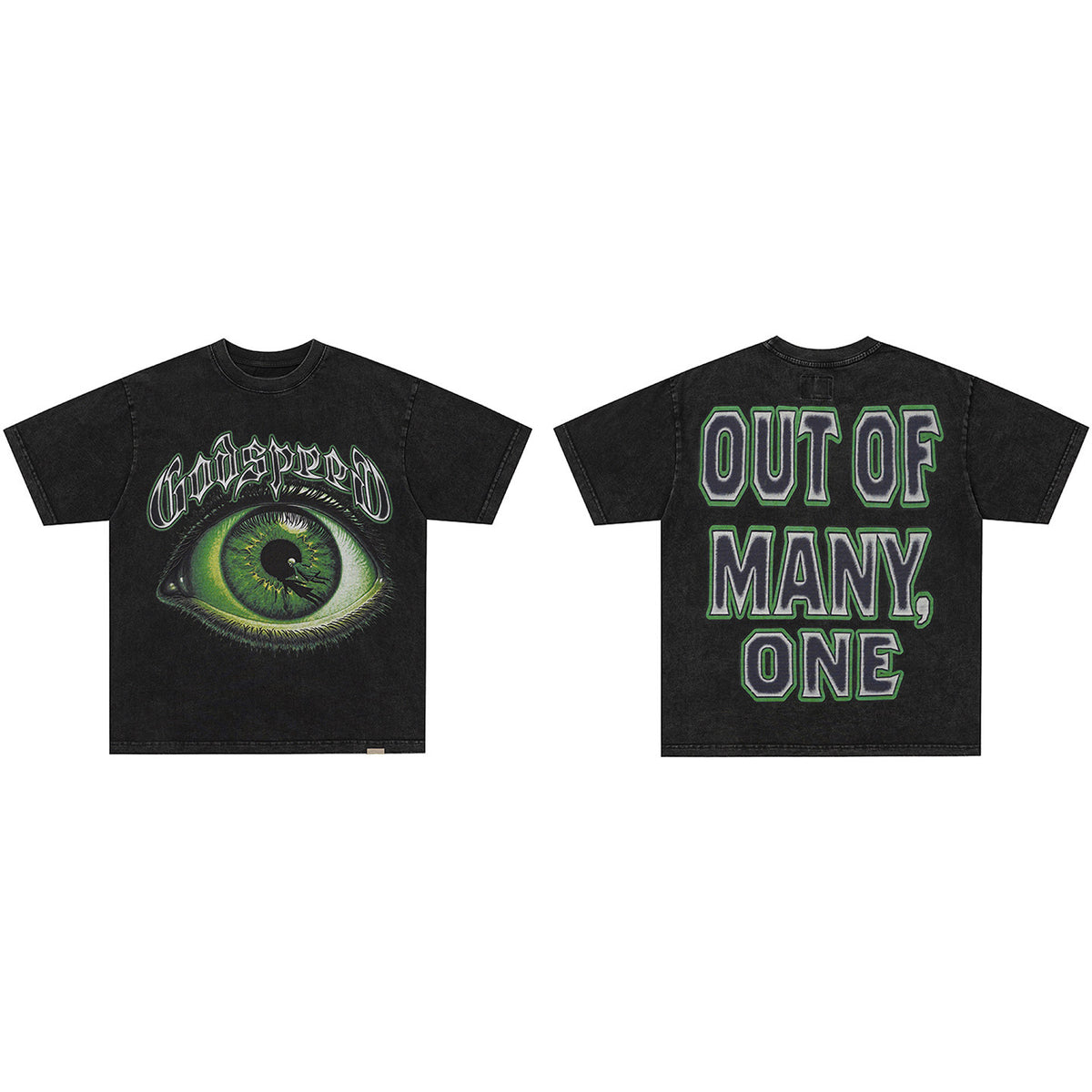 GodSpeed Green Eye Washed T-Shirt