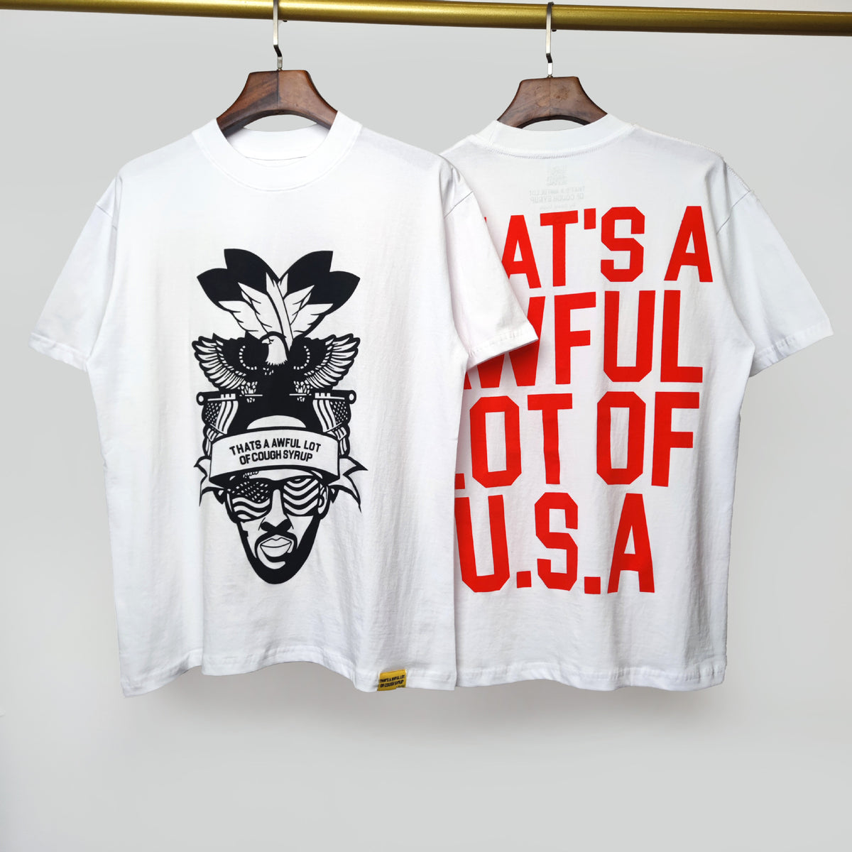 COUGH SYRUP Flame Graphic T-Shirt