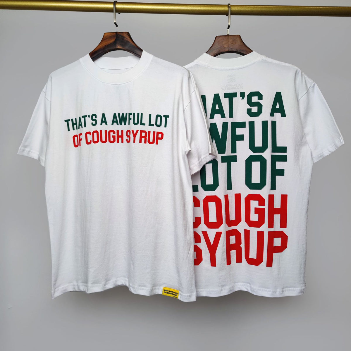 COUGH SYRUP Flame Graphic T-Shirt