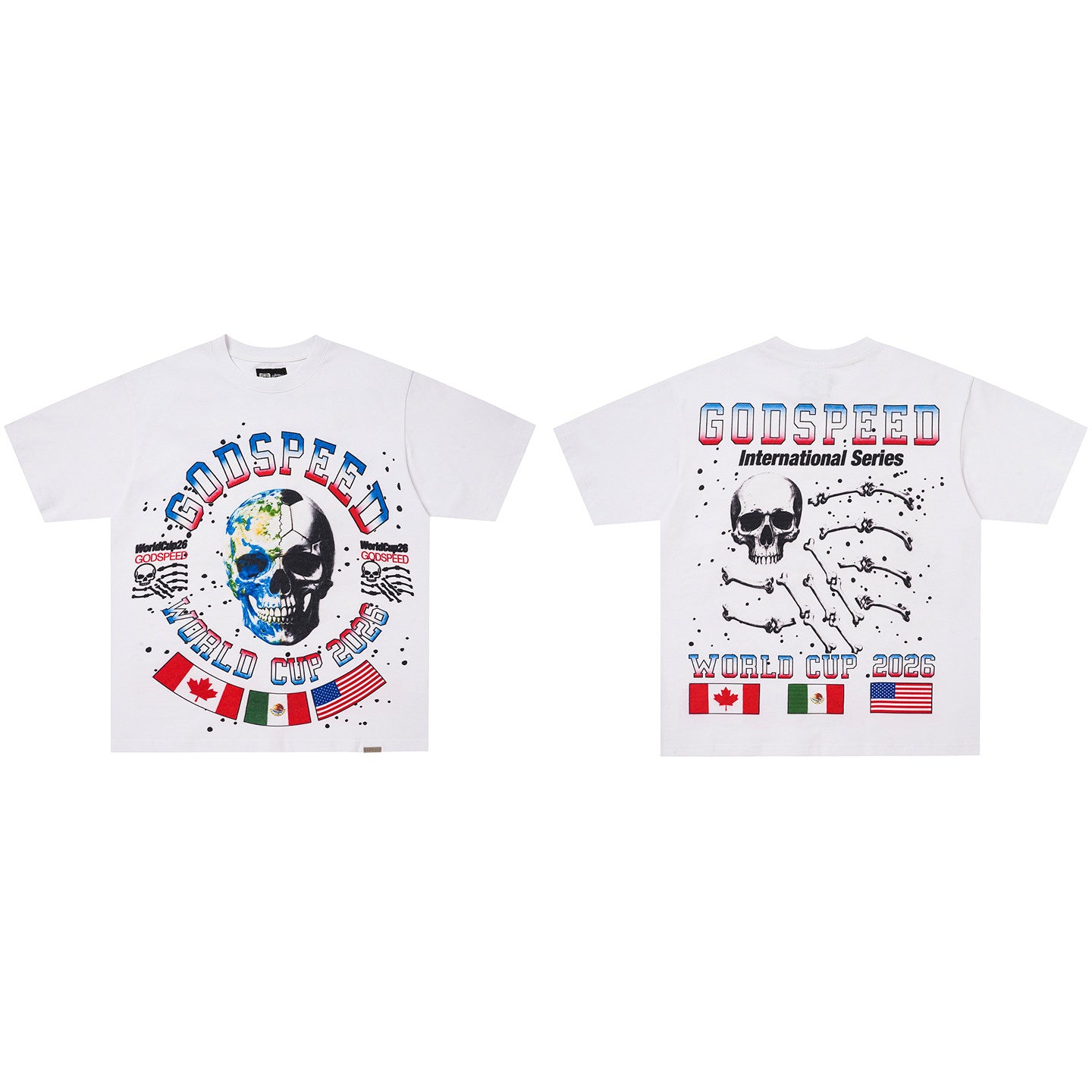 GodSpeed World Cup 2026 Skull T-Shirt
