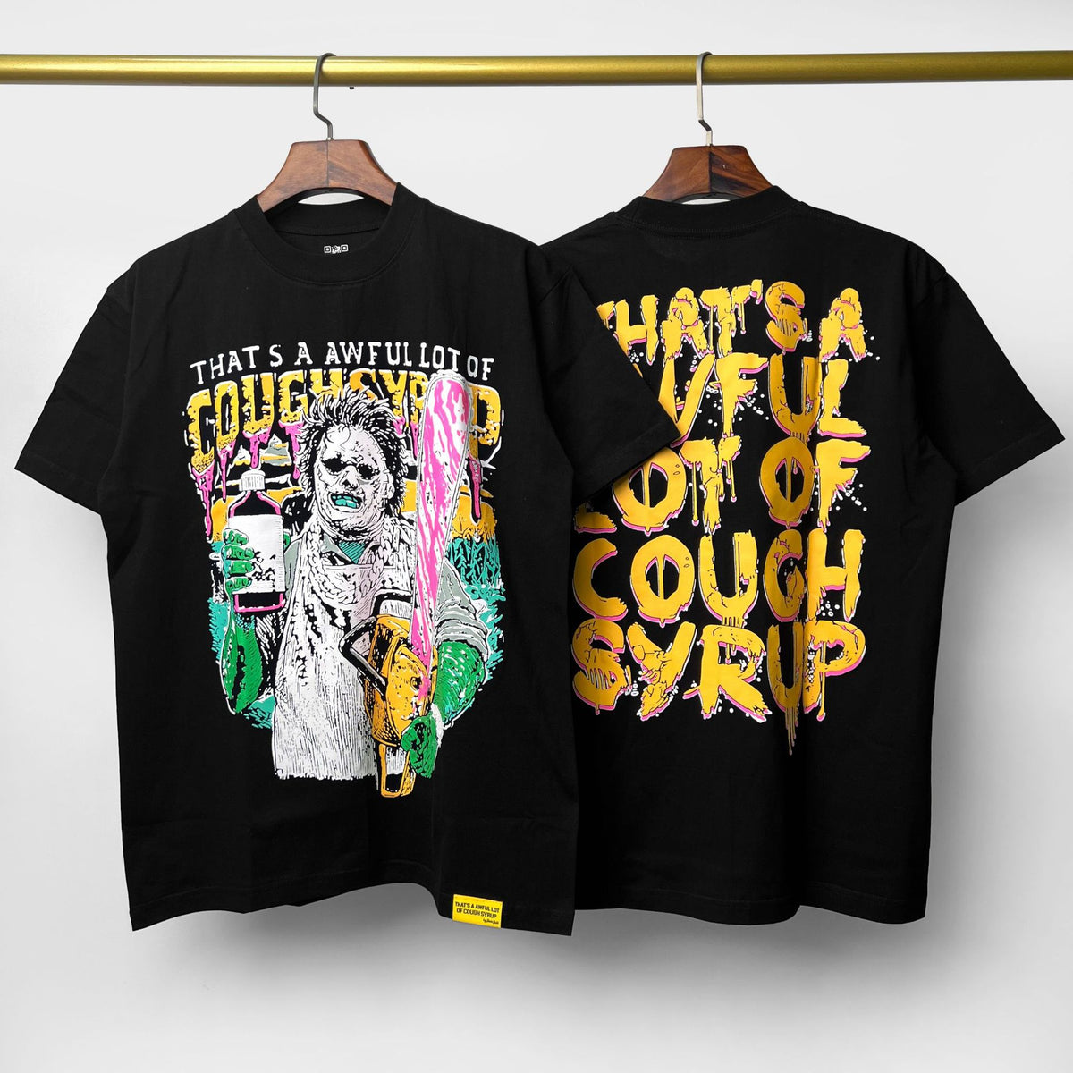 COUGH SYRUP Horror Graphic T-Shirt