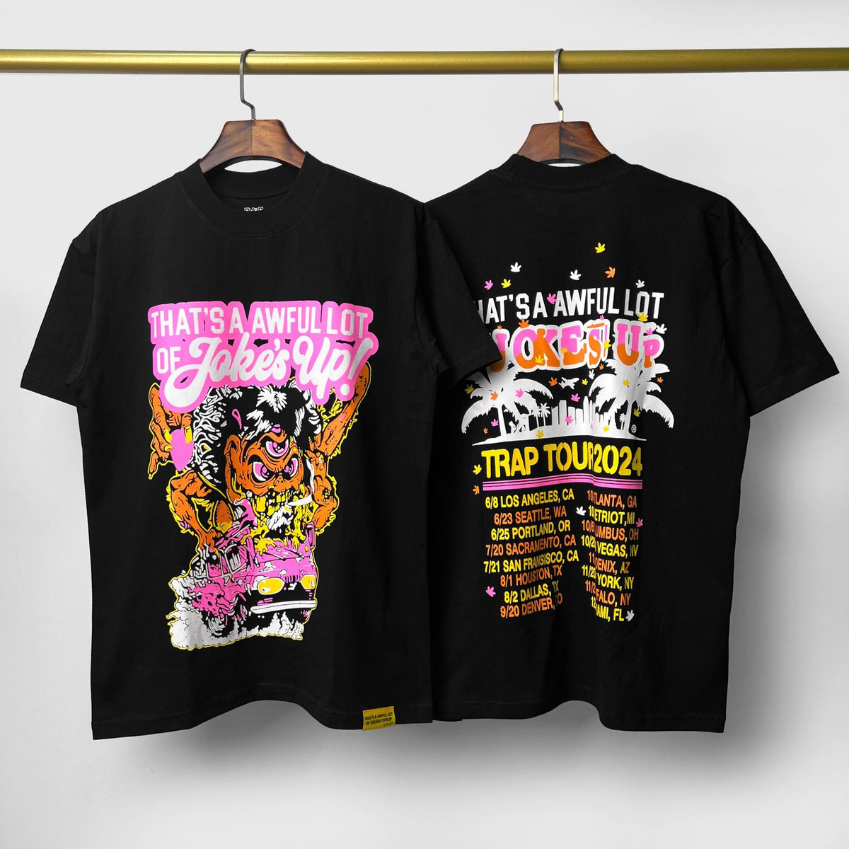 COUGH SYRUP Jakers Up Trap Tour Graphic T-Shirt