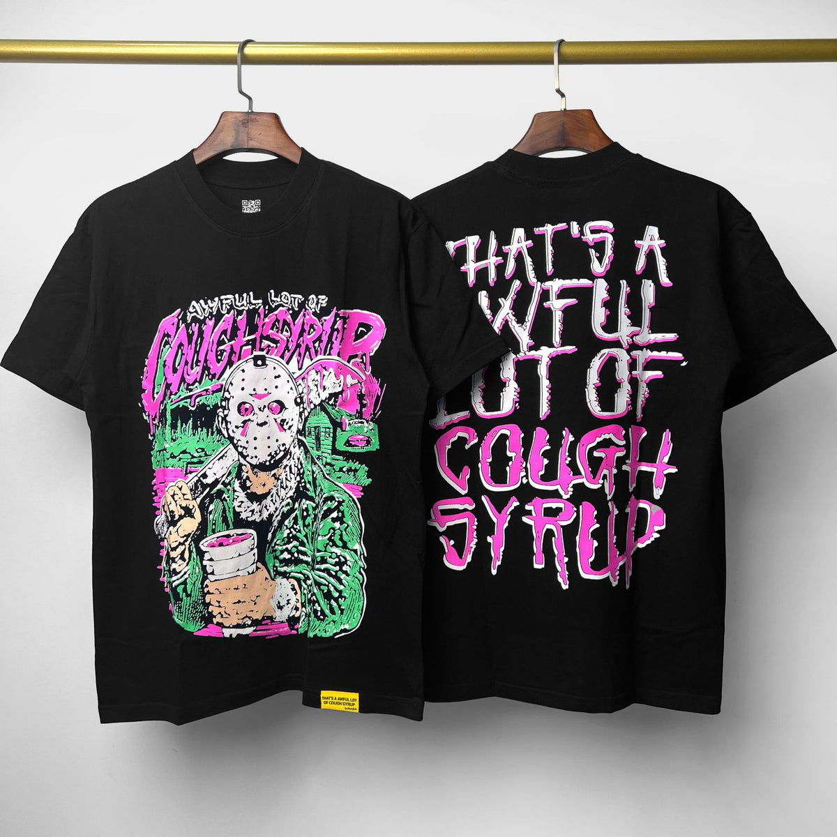 COUGH SYRUP Masked Graphic T-Shirt