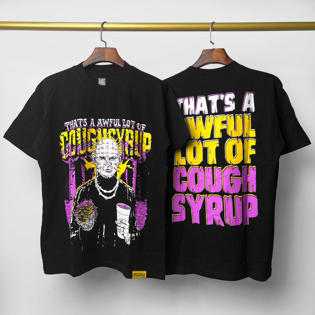 COUGH SYRUP Horror Graphic T-Shirt