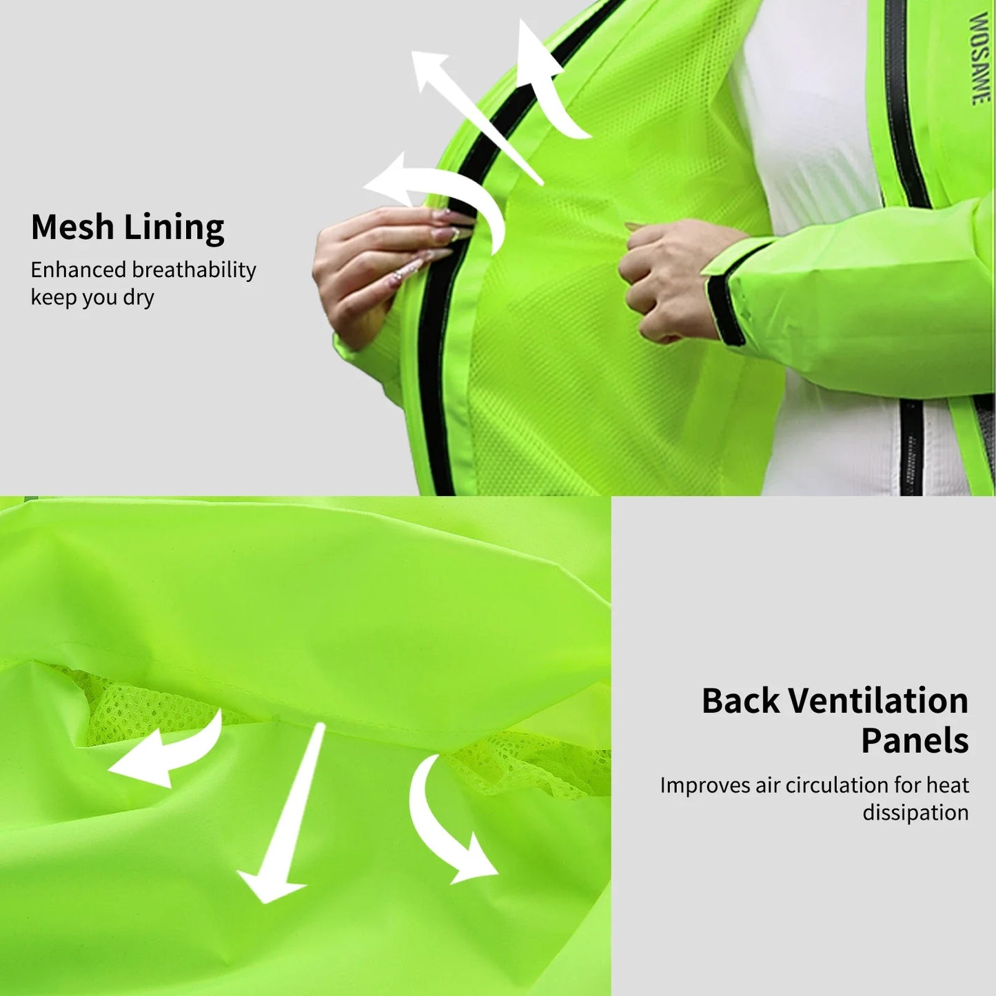 Nadela Women Cycling Rain Jacket