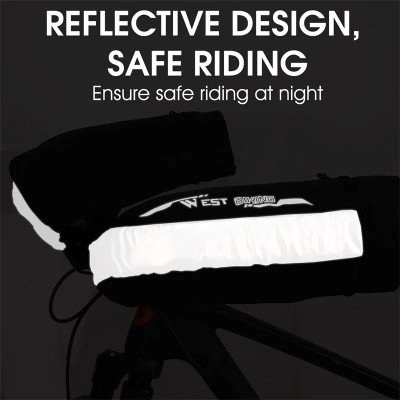 Windproof Thermal Bike Handlebar Mittens